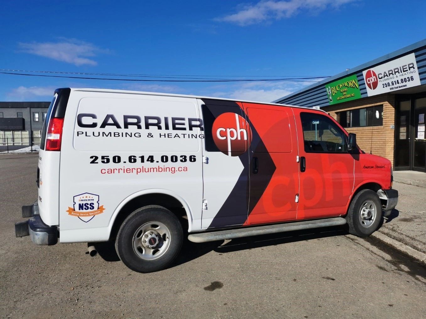 Carrier Plumbing & Heating van
